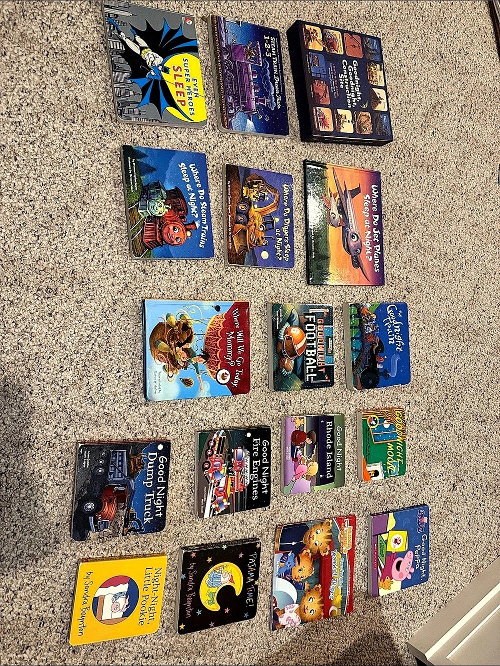 16 piece Children's Night time Book Collection & 1 matching game
